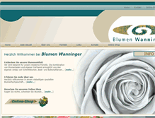 Tablet Screenshot of blumenstrauss.ch